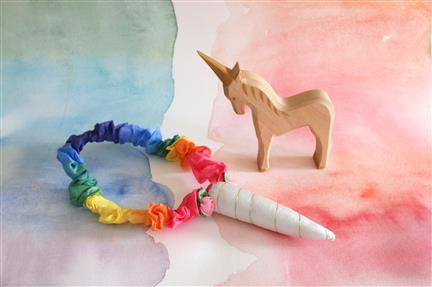 Sarah's Silks Unicorn Head Band - Rainbow image