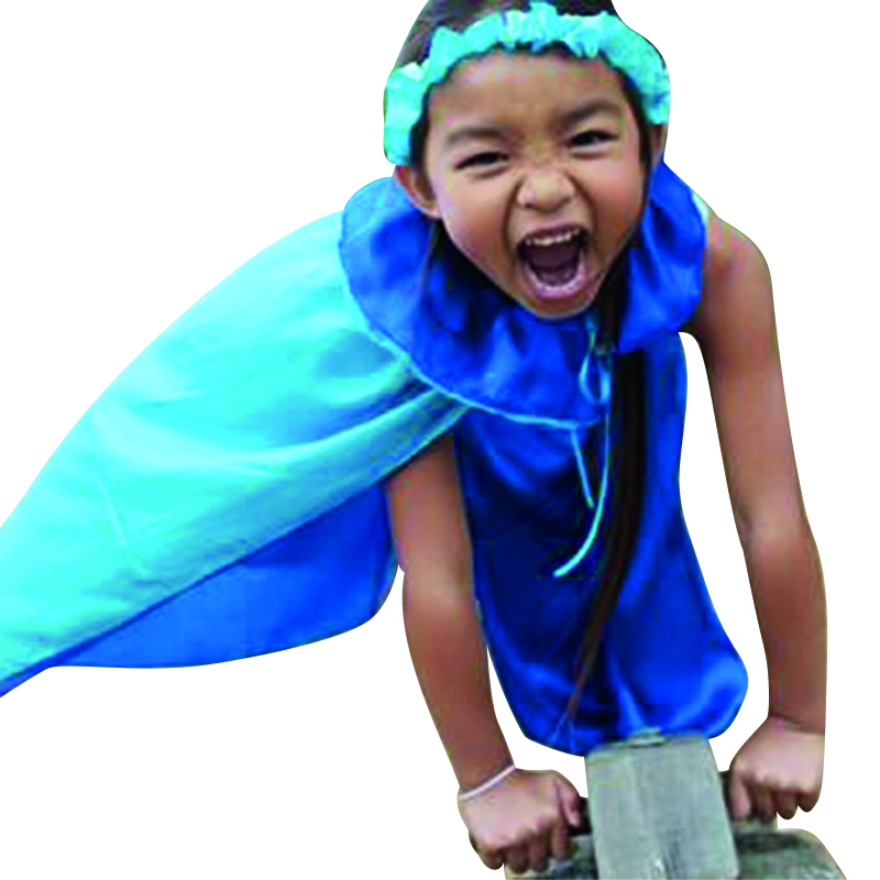 Sarah's Silks Cape - Turquoise/Blue image
