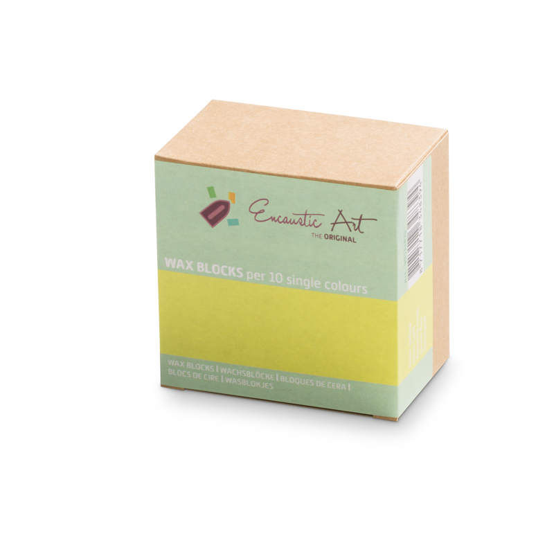 Encaustic Art 10x1 Wax Block - Neon yellow image