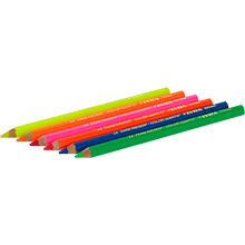 Lyra colour Giants Lacquered Neon Assortment 6 Pencils